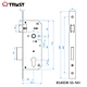 aluminum mortise door lock